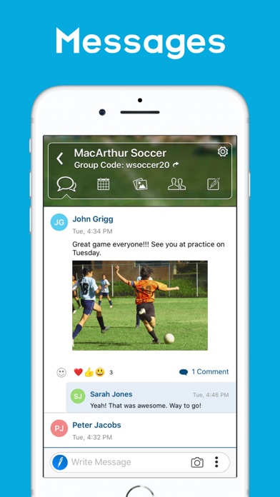 TeamReach – Your Team App App Store screenshot 2