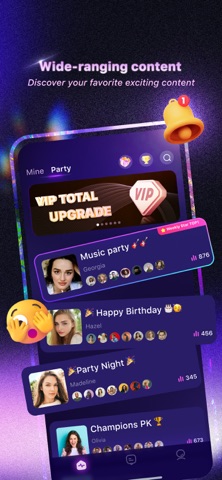 Xena - Group Voice Party App Store screenshot 1