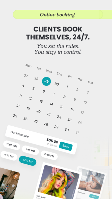 Booksy Biz: Booking & Payments App Store screenshot 2