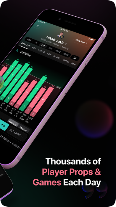 Outlier: Smart Sports Betting App Store screenshot 2