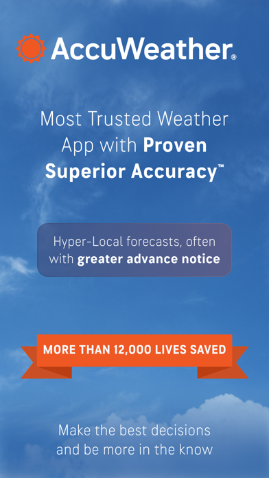 AccuWeather: Weather Forecast App Store screenshot 1