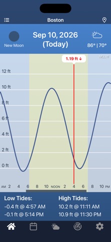 Tide Charts App Store screenshot 1