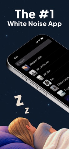 White Noise Deep Sleep Sounds App Store screenshot 1