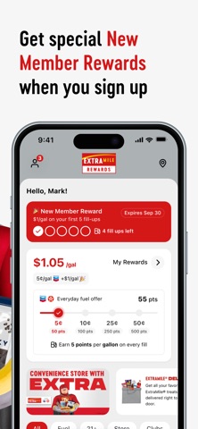 ExtraMile® App Store screenshot 2