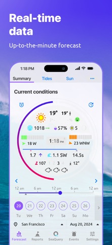 Nautide: Tides, Wind, Waves + App Store screenshot 2