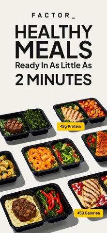 Factor_ Prepared Meal Delivery App Store screenshot 1