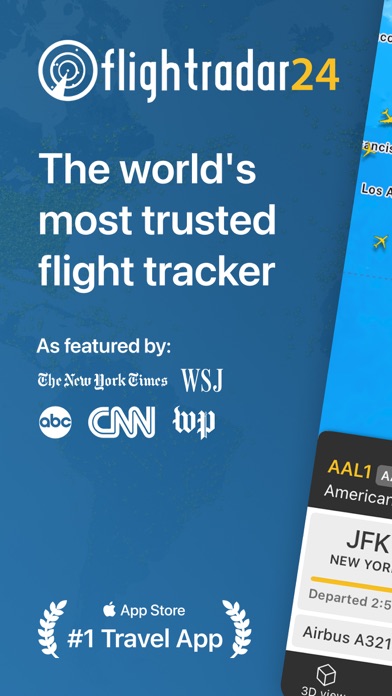 Flightradar24 | Flight Tracker App Store screenshot 1