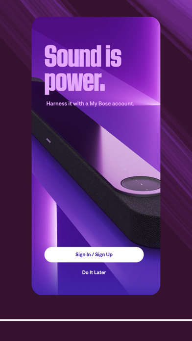 Bose App Store screenshot 1