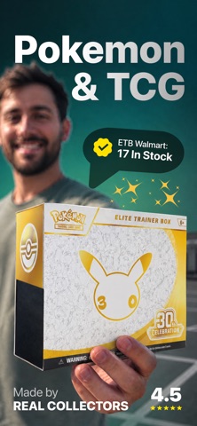 CCN: TCG & Collectible Alerts App Store screenshot 1