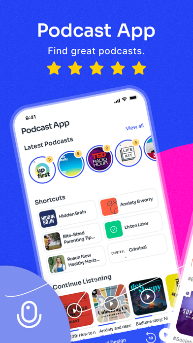Podcast App App Store screenshot 1