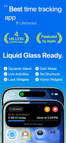 Hours Tracker: Time Tracking App Store screenshot 1