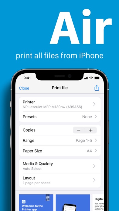 Printer app ® App Store screenshot 2