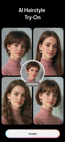 Hairify - AI Hairstyle Try On App Store screenshot 1