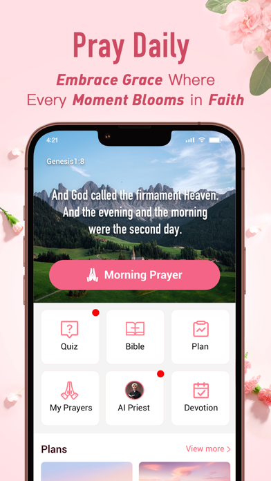 Pray Daily - KJV Bible & Verse App Store screenshot 1
