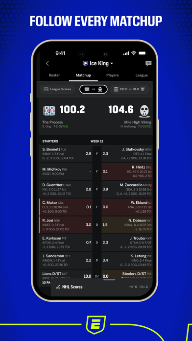 ESPN Fantasy Sports & More App Store screenshot 1