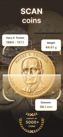 Coin Identifier: Collector App App Store screenshot 1