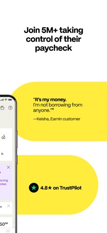 EarnIn: Beyond Cash Advance App Store screenshot 2