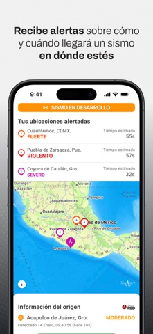 SkyAlert: Alerta Sísmica MX App Store screenshot 2