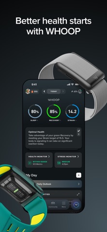 WHOOP App Store screenshot 1