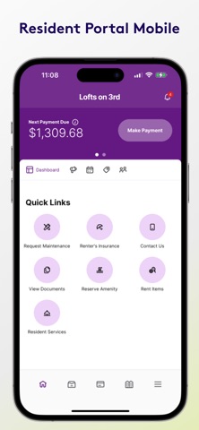 Resident Portal Mobile App Store screenshot 1
