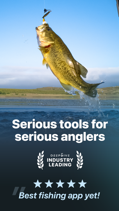 Deep Dive - Bass Fishing App App Store screenshot 1