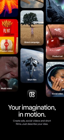 Runway: AI Image & Video App Store screenshot 1