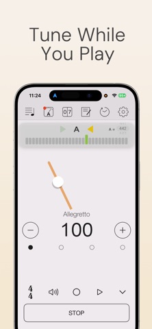 Smart Metronome & Tuner App Store screenshot 1