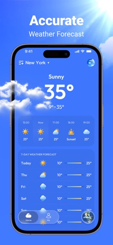 Weatherly:Forecast&Radar App Store screenshot 2