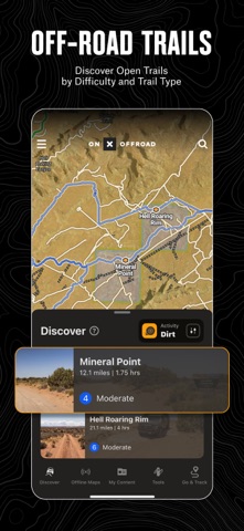 onX Offroad: Trail Maps & GPS App Store screenshot 1