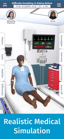 Full Code Medical Simulation App Store screenshot 1