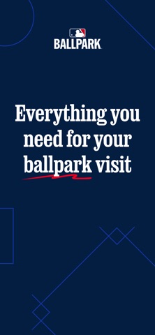 MLB Ballpark App Store screenshot 1
