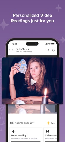 Purple Ocean Psychic Reading App Store screenshot 2