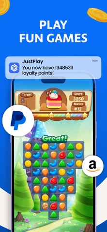 JustPlay: Earn Loyalty Rewards App Store screenshot 2