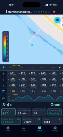Current - Surf Forecast App Store screenshot 2