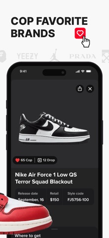 Sneakers Drops: Release＋Raffle App Store screenshot 2