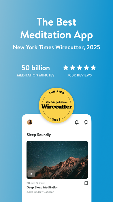 Insight Timer: Meditate, Sleep App Store screenshot 1