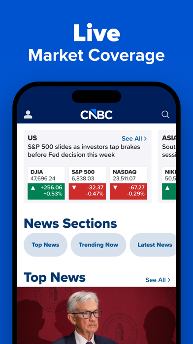 CNBC: Stock Market & Business App Store screenshot 1