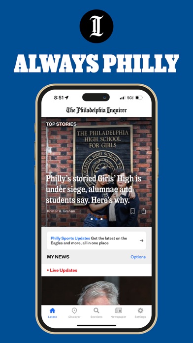 The Philadelphia Inquirer App Store screenshot 1