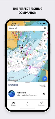 Lowrance: app for anglers App Store screenshot 1