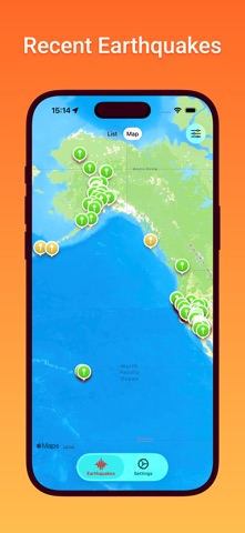 Earthquake Alert - QuakeRadar App Store screenshot 2