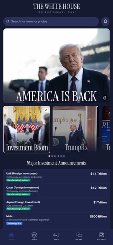 The White House App Store screenshot 1