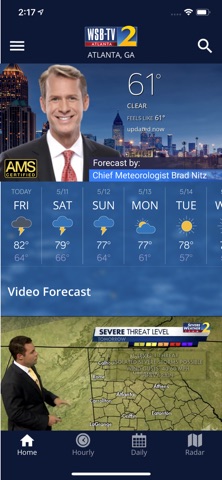 WSB-TV Weather App Store screenshot 2