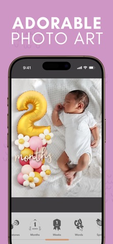 Precious - Baby Photo Art App Store screenshot 1