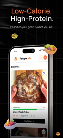 RecipeLab - Healthy Recipes App Store screenshot 2