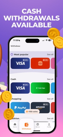 Scrambly: Money for Walking App Store screenshot 2