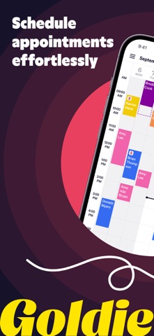 Goldie: Appointment Scheduler App Store screenshot 1