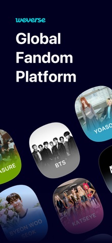 Weverse: Connect with Artists App Store screenshot 1