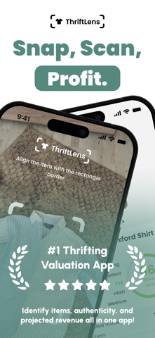 ThriftLens: AI Thrift Profit App Store screenshot 1