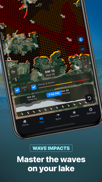 Deep Dive - Bass Fishing App App Store screenshot 2