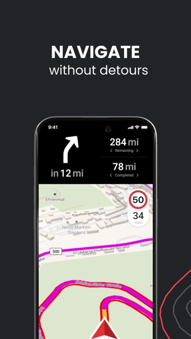 calimoto Motorcycle Navigation App Store screenshot 2